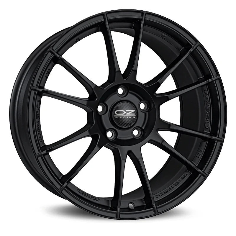 Juego de 4 Llantas OZ RACING ULTRALEGGERA HLT Negro mate - 8,5+9,5 X 19"