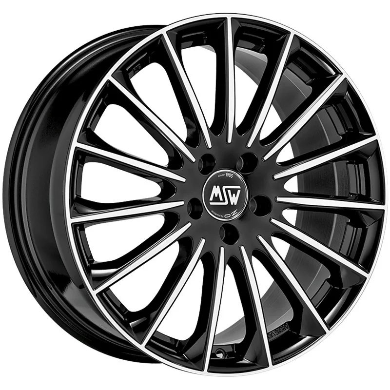 Juego de 4 Llantas OZ RACING MSW 30 Black-polished - 9