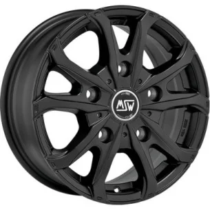 Juego de 4 Llantas Furgon OZ RACING MSW 48 VAN Negro Mate - 7
