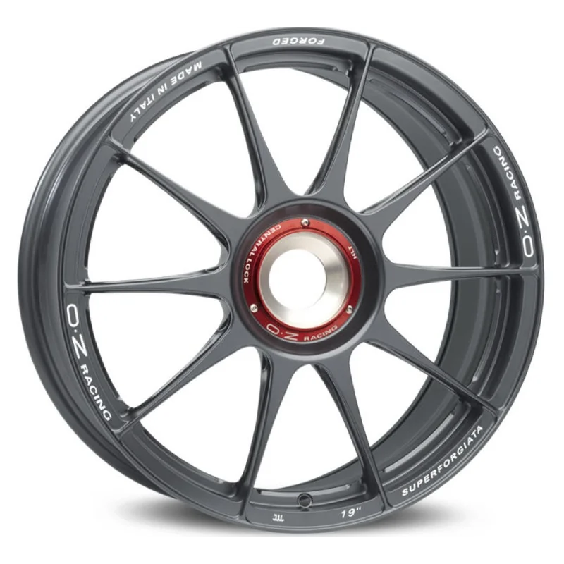 Juego de 4 Llantas OZ RACING SUPERFORGIATA CENTRAL LOCK Grigio corsa - 9