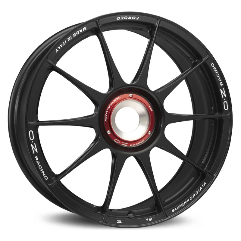 Juego de 4 Llantas OZ RACING SUPERFORGIATA CENTRAL LOCK Negro mate - 9