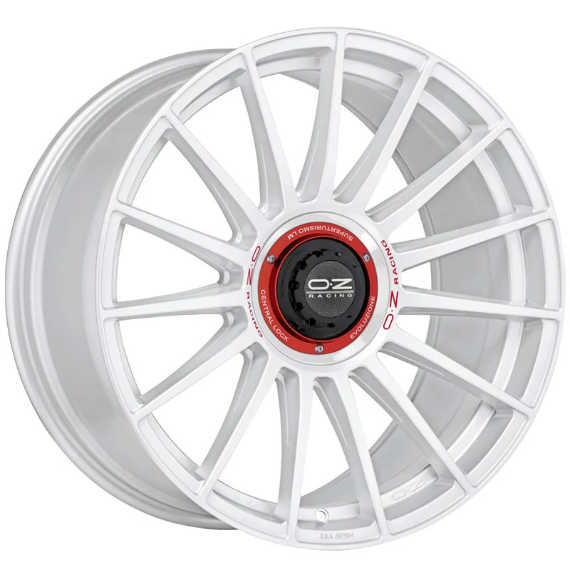 Juego de 4 Llantas OZ RACING SUPERTURISMO EVOLUZIONE BLANCO - 8