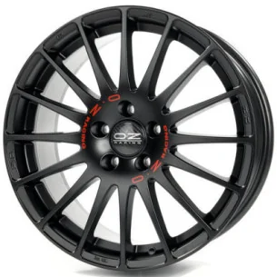 Juego de 4 Llantas OZ RACING SUPERTURISMO GT Negro/rojo - 7