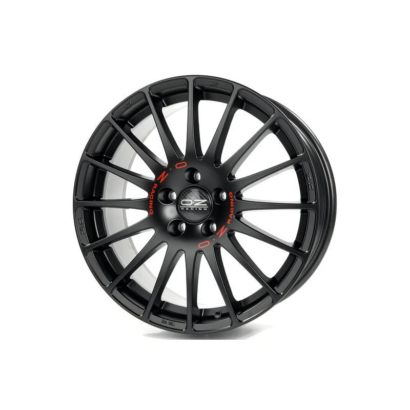 Juego de 4 Llantas OZ RACING SUPERTURISMO GT Negro/rojo - 7
