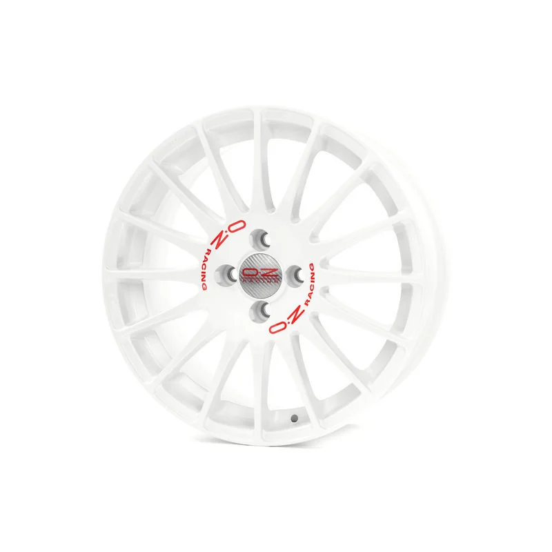 Juego de 4 Llantas OZ RACING SUPERTURISMO WRC White/red - 8