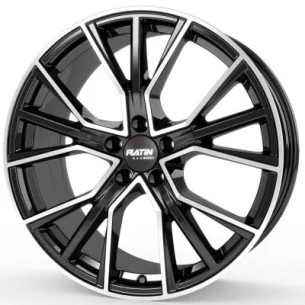 Juego de 4 Llantas PLATIN P102 Negro/pulido - 8