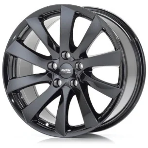 Juego de 4 Llantas PLATIN P106 Negro brillo - 8
