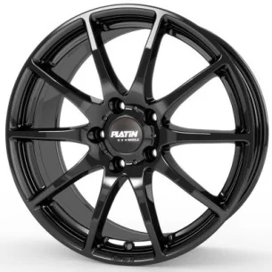 Juego de 4 Llantas PLATIN P113 Negro brillo - 9