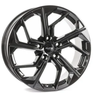 Juego de 4 Llantas PLATIN P116 Negro brillo - 8