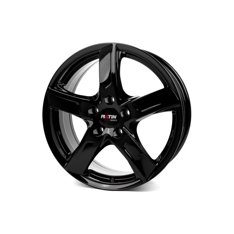 Juego de 4 Llantas PLATIN P84 Negro brillo - 6