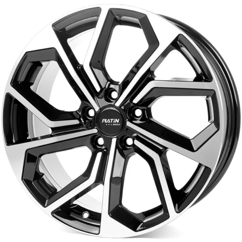 Juego de 4 Llantas PLATIN P97 Negro/pulido - 8