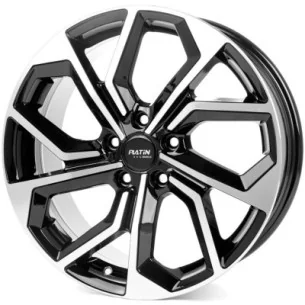 Juego de 4 Llantas PLATIN P97 Negro/pulido - 8