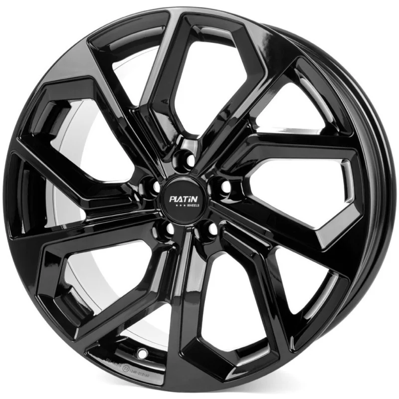 Juego de 4 Llantas PLATIN P97 Negro brillo - 8