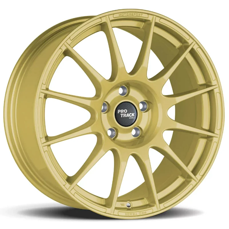 Juego de 4 Llantas Flowforming PROTRACK ONE Light Gold - 8