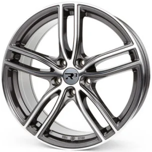 Juego de 4 Llantas R3 WHEELS R3H1 Antracita/pulido - 8