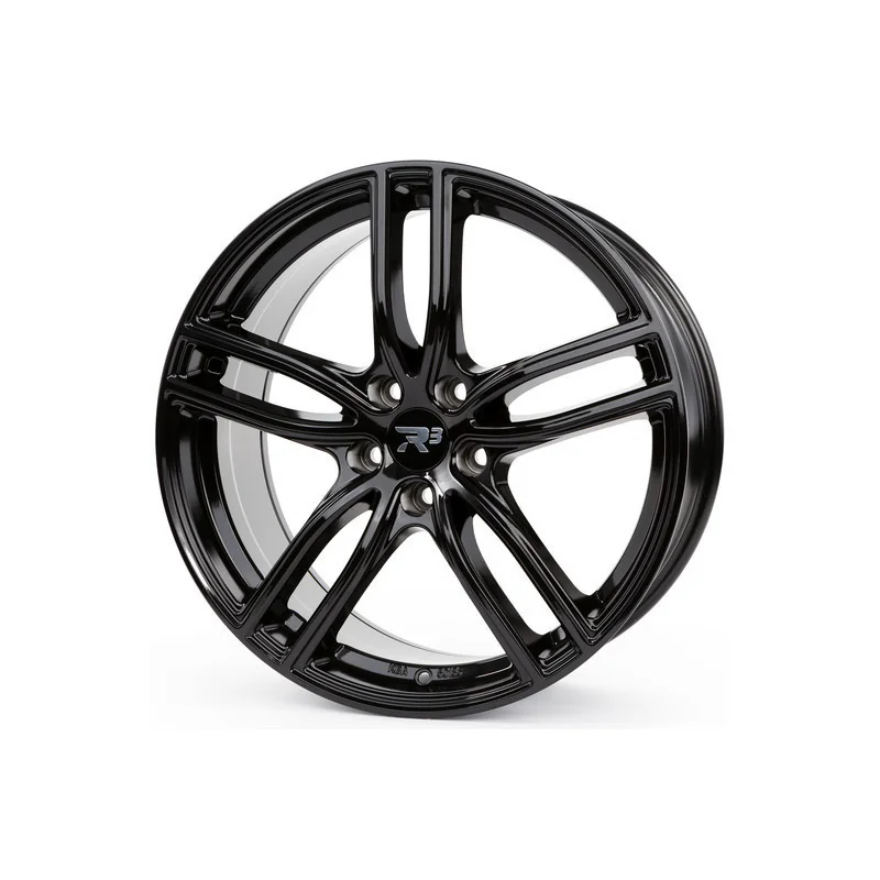 Juego de 4 Llantas R3 WHEELS R3H1 Negro - 8