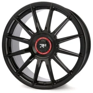 Juego de 4 Llantas R3 WHEELS R3H10 Negro - 8