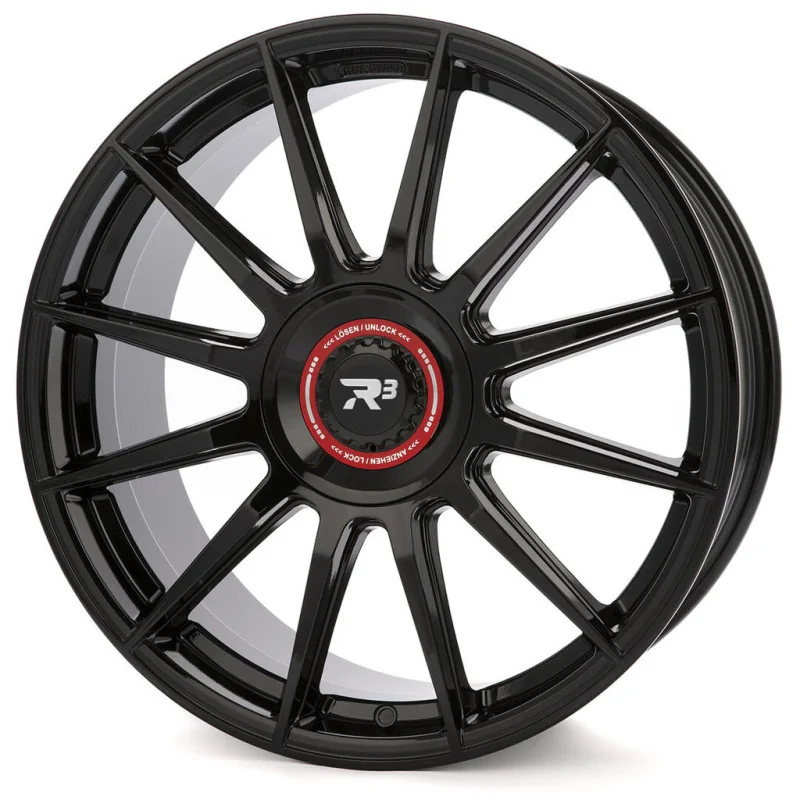 Juego de 4 Llantas R3 WHEELS R3H10 Negro - 8