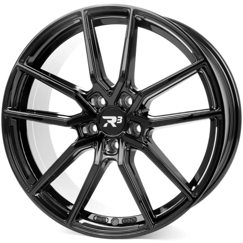 Juego de 4 Llantas R3 WHEELS R3H2 Negro - 7
