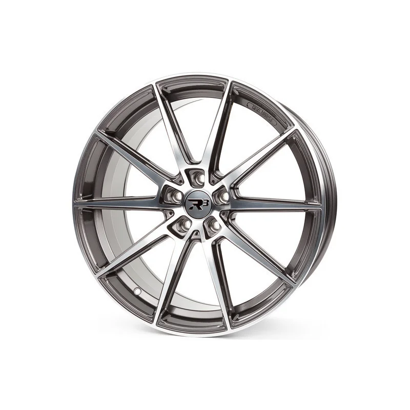 Juego de 4 Llantas R3 WHEELS R3H3 Antracita/pulido - 8