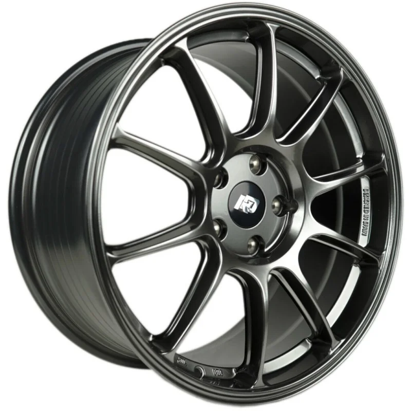 Juego de 4 Llantas Racing Division VR5 Hyper Black - 9