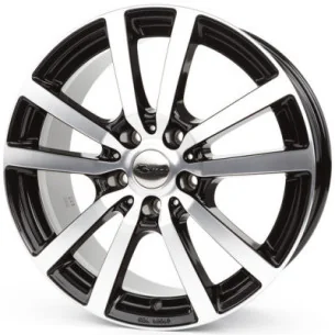 Juego de 4 Llantas RC-DESIGN RC25 Negro/pulido - 8