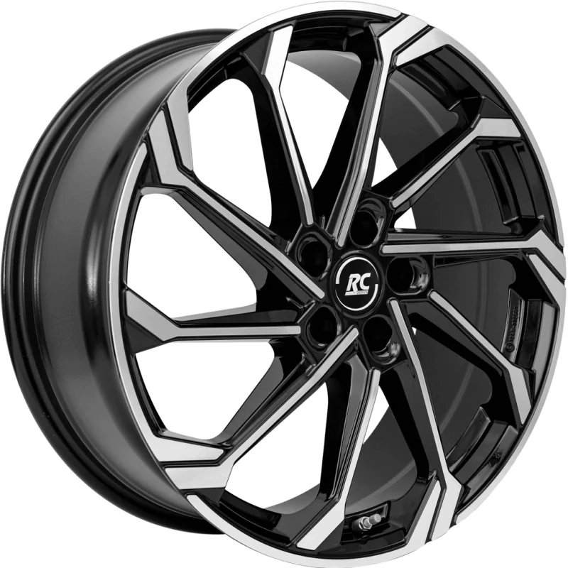 Juego de 4 Llantas RC-DESIGN RC36 Negro/pulido - 10