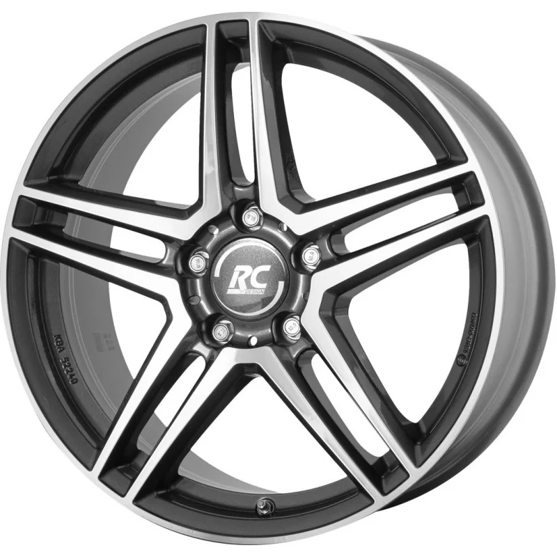 Juego de 4 Llantas RC-DESIGN RCD17 Gris/pulido - 7