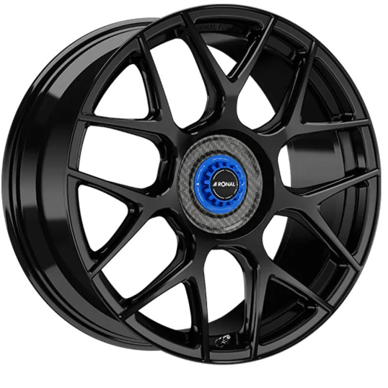 Juego de 4 Llantas Ronal RF1 FORGED Jetblack Matt REV-CRM - 10