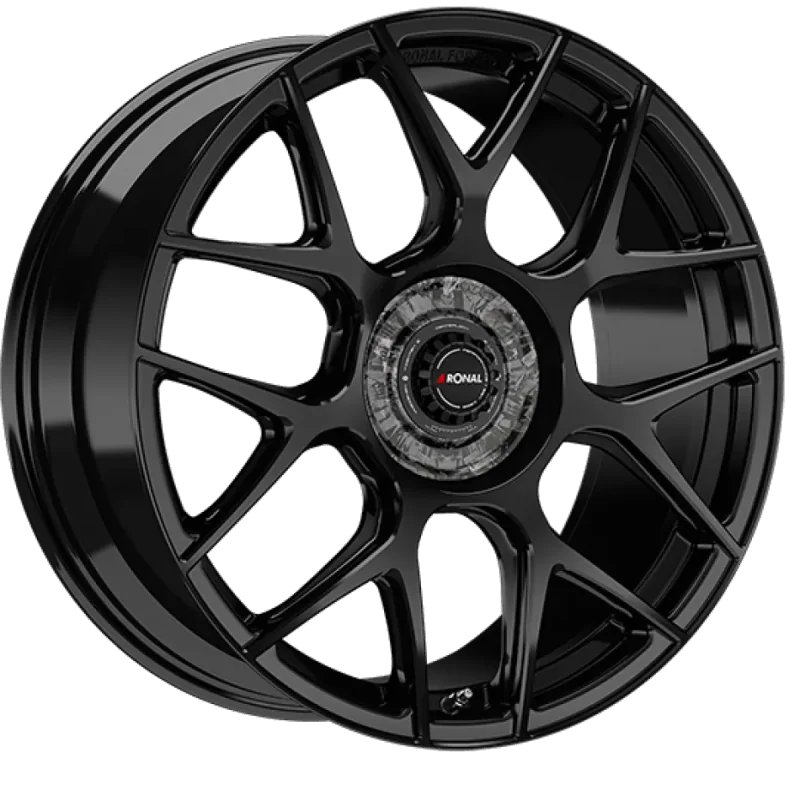 Juego de 4 Llantas Ronal RF1 FORGED Jetblack Matt REV-FCRB - 10