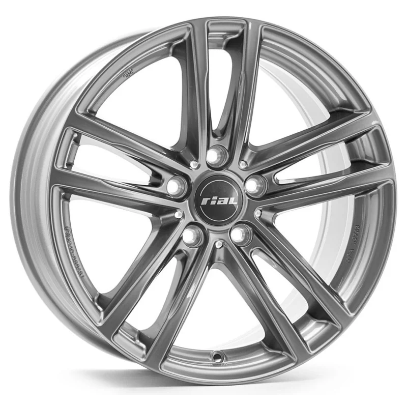Juego de 4 Llantas RIAL X10 Metal Grey - 7