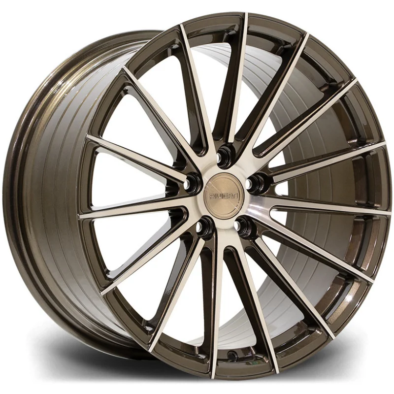 Juego de 4 Llantas Flowforming RIVIERA RF105 Bronce tintado - 9