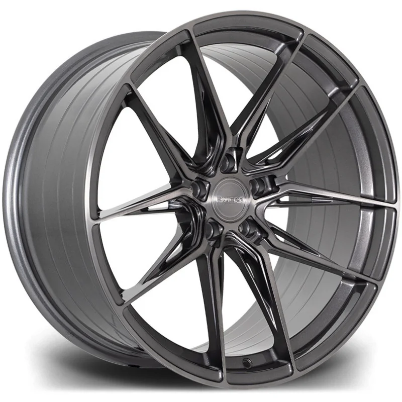 Juego de 4 Llantas Flowforming RIVIERA RF107 Carbon Grigio - 10