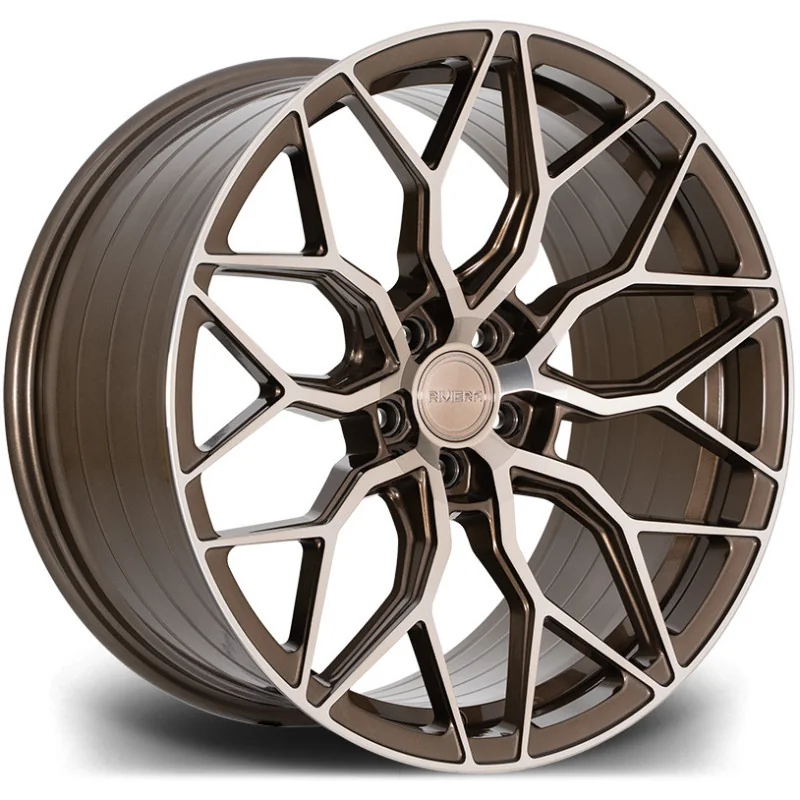 Juego de 4 Llantas Flowforming RIVIERA RF108 Bronce tintado - 10