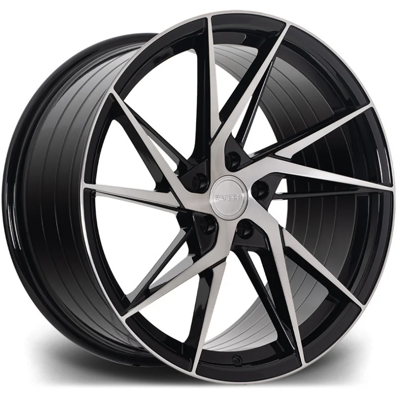 Juego de 4 Llantas Flowforming RIVIERA RF109 Negro/pulido - 10