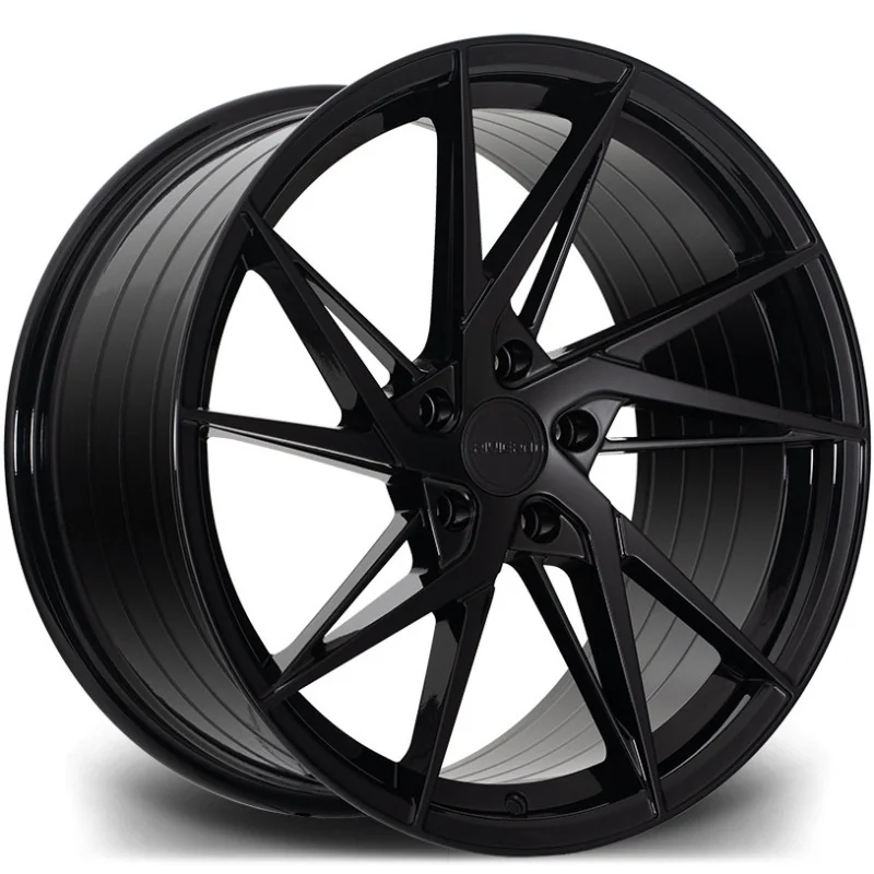 Juego de 4 Llantas Flowforming RIVIERA RF109 Negro brillo - 8