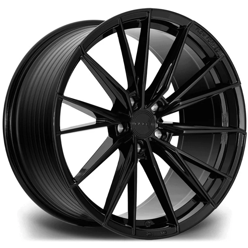 Juego de 4 Llantas Flowforming RIVIERA RF14 Negro brillo - 8