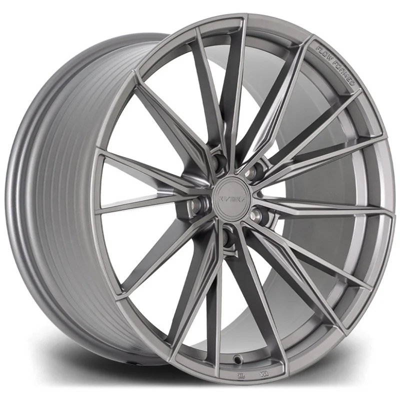 Juego de 4 Llantas Flowforming RIVIERA RF14 Gunmetal mate - 8
