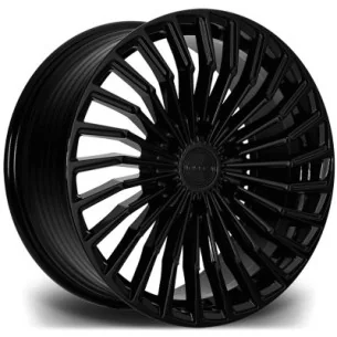 Juego de 4 Llantas Flowforming RIVIERA RF15 Negro brillo - 9