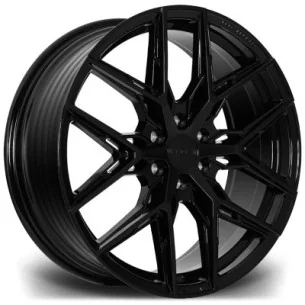 Juego de 4 Llantas Flowforming RIVIERA RF16 Negro brillo - 8