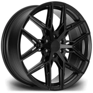 Juego de 4 Llantas Flowforming RIVIERA RF16 Negro satinado - 8