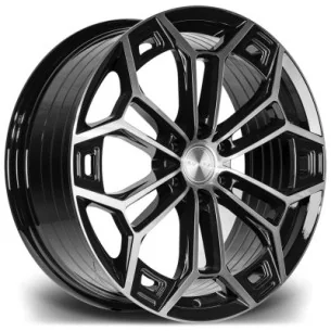 Juego de 4 Llantas Flowforming RIVIERA RF27 Black polished dark tint - 8