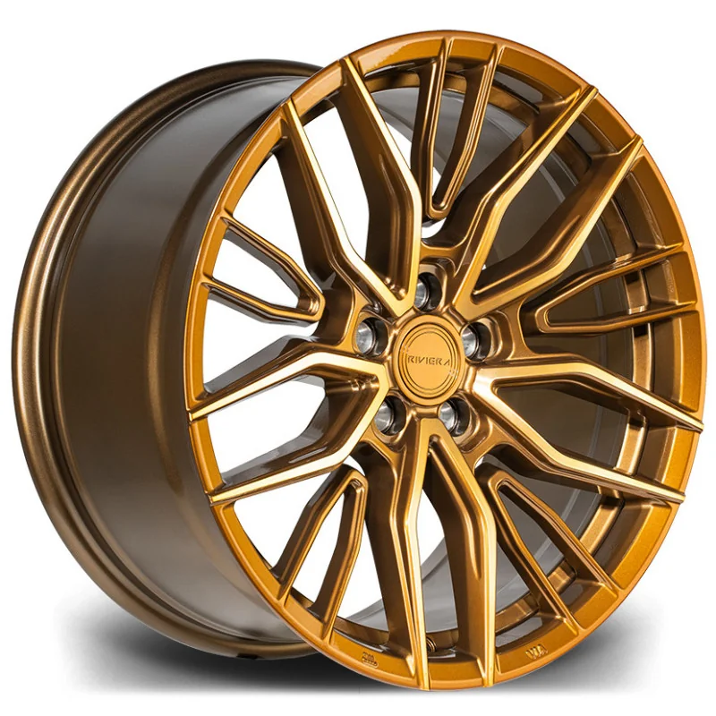 Juego de 4 Llantas Flowforming RIVIERA RF9 Bronce - 8