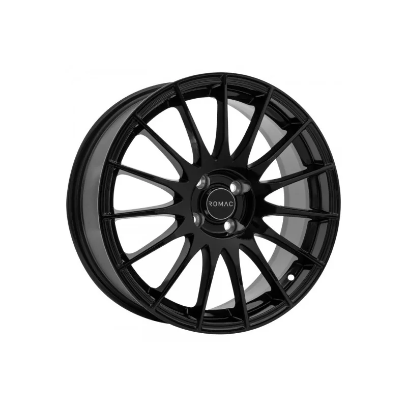 Juego de 4 Llantas ROMAC PULSE Negro brillo - 6