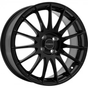 Juego de 4 Llantas ROMAC PULSE Negro brillo - 6