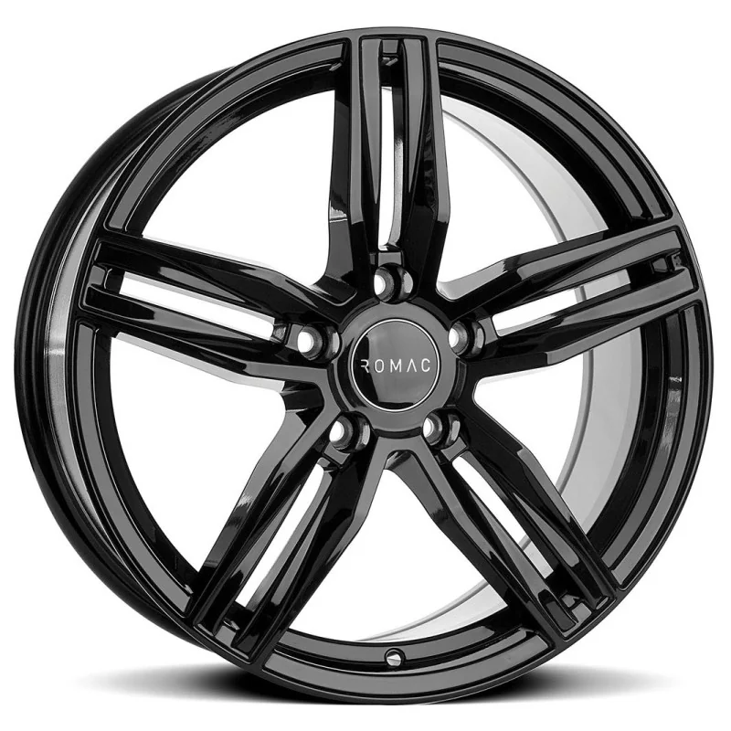 Juego de 4 Llantas ROMAC VENOM Negro brillo - 8