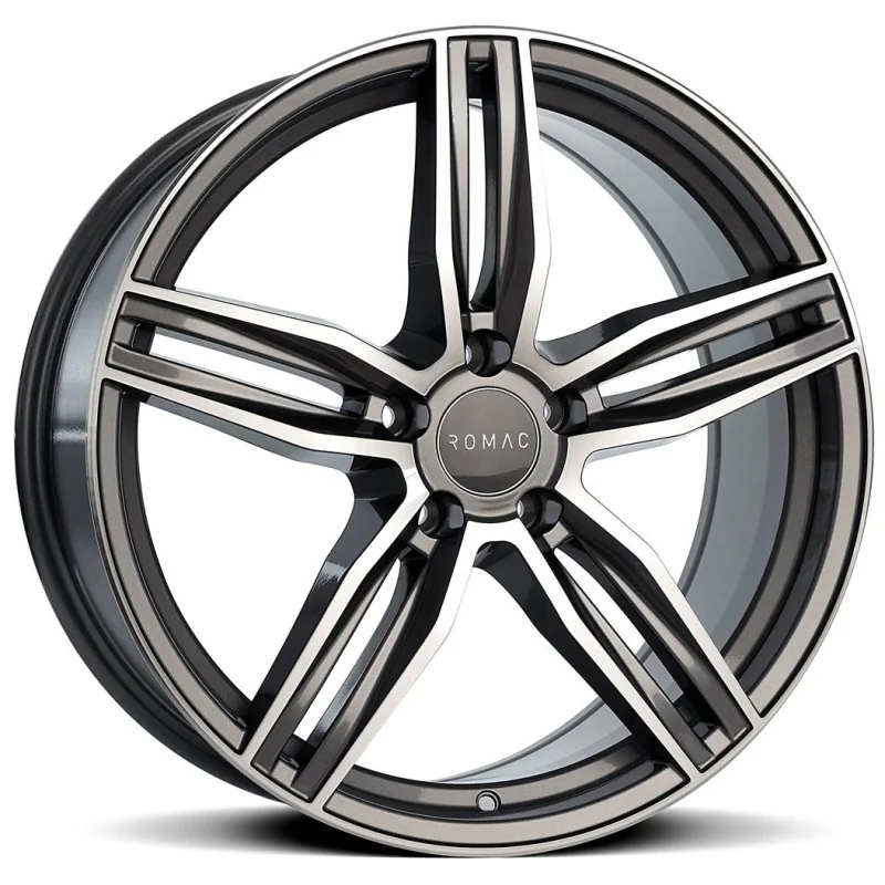 Juego de 4 Llantas ROMAC VENOM Gunmetal/pulido - 7