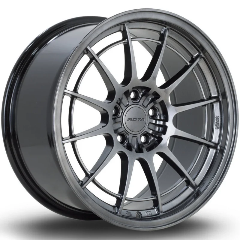 Juego de 4 Llantas ROTA GKR Hyperblack - 9
