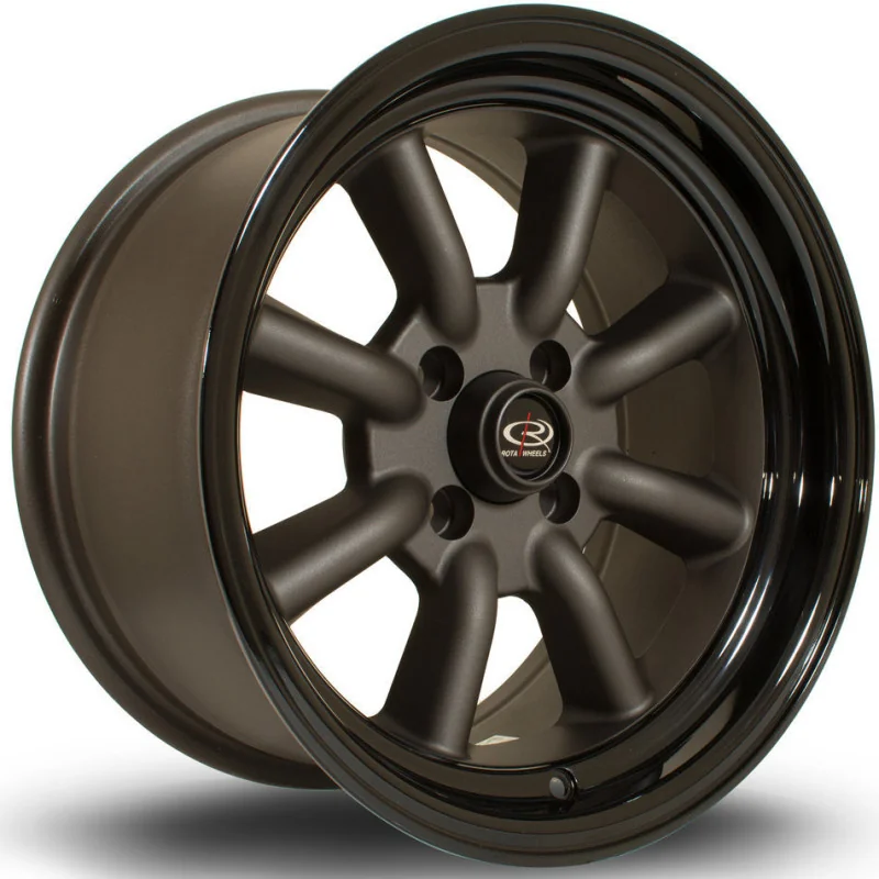 Juego de 4 Llantas ROTA RKR Gunmetal/negro - 8