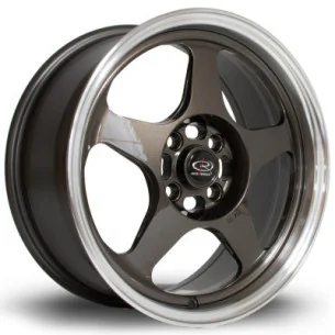 Juego de 4 Llantas ROTA SLIP Gunmetal/pulido - 7